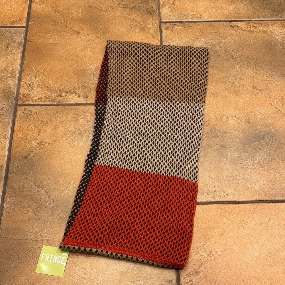 Fringe Studio Multicolor Knit Scarf